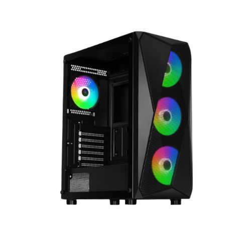 CASE HYBROK ARES MESH 4FANS ARGB BLACK
